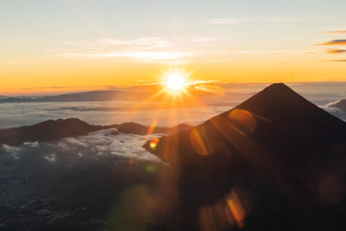 volcans du guatemala