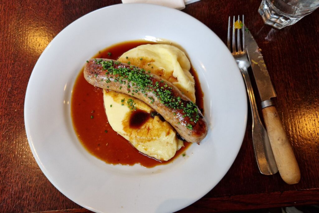 saucisse purée - les arlots