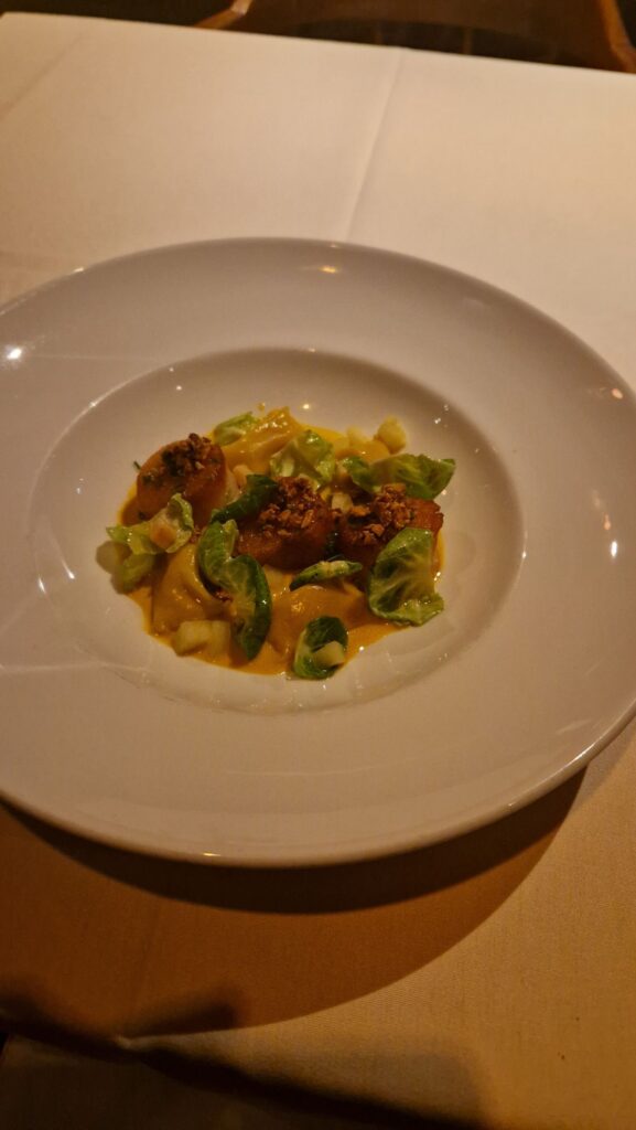 pétoncle et raviole - le filet