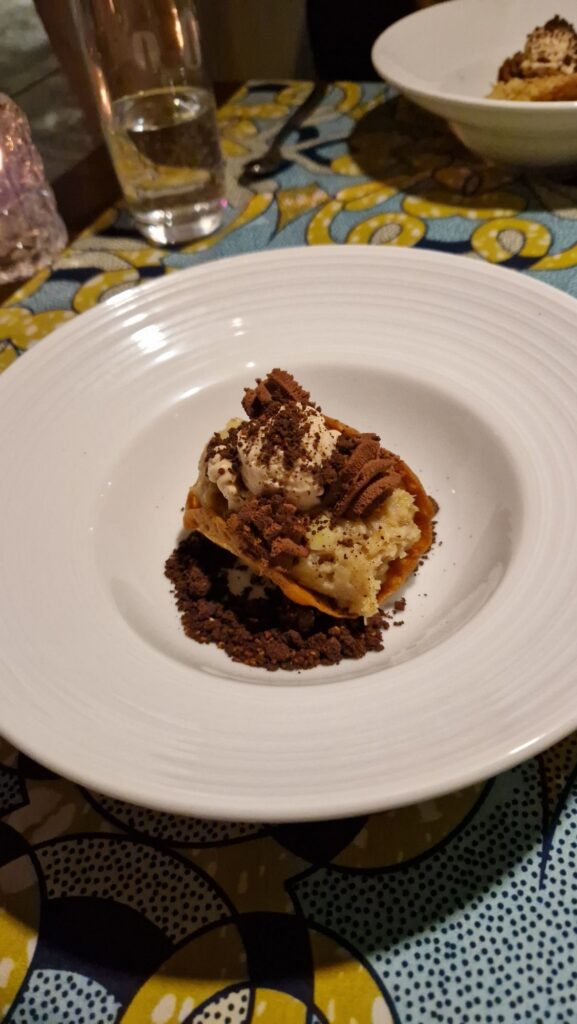 mousse chocolat - banane - le virunga