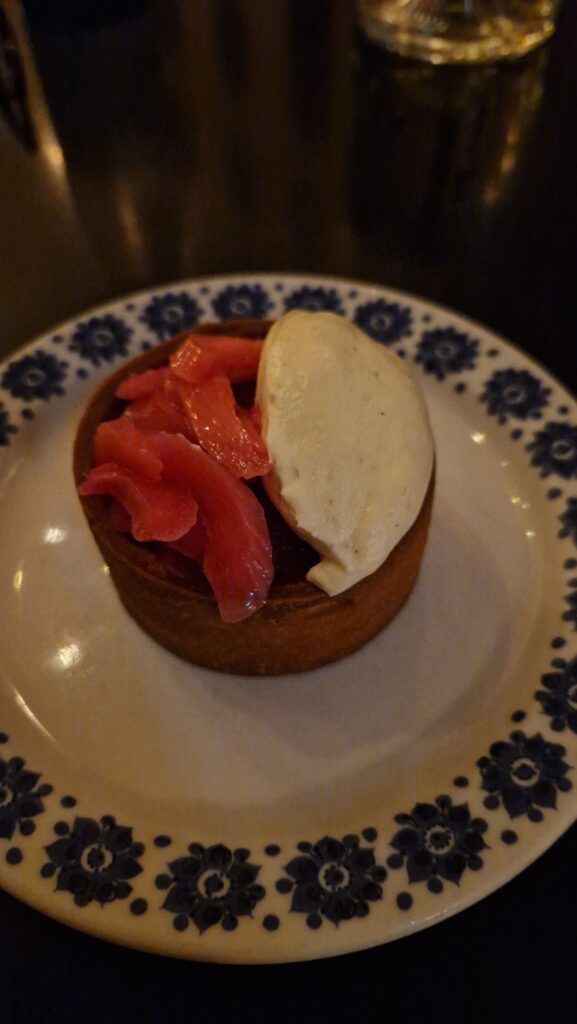 tarte rhubarbe - vin papillon