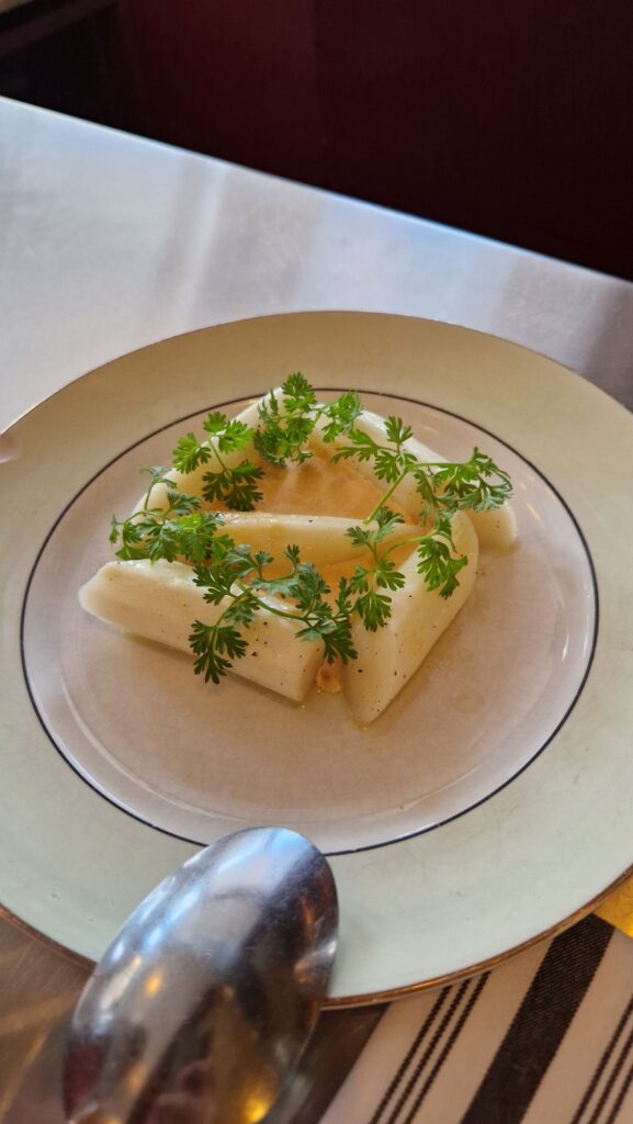 asperges blanches - écumes - limbo 