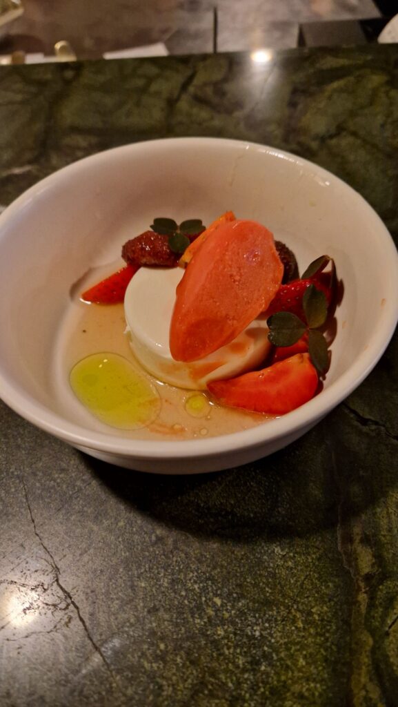 panacota fraises - restaurant panacée