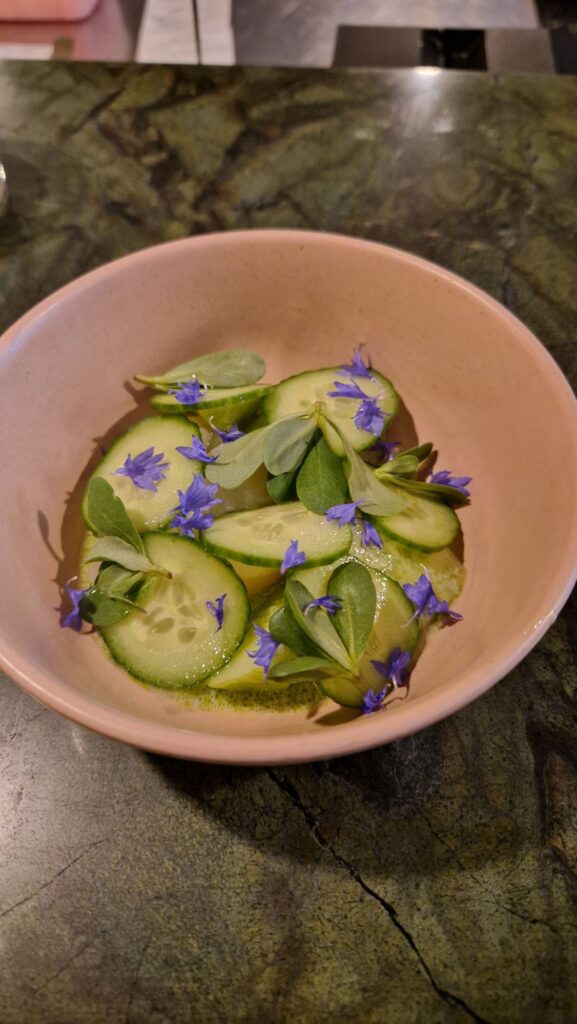 crudo pétoncles - restaurant panacée