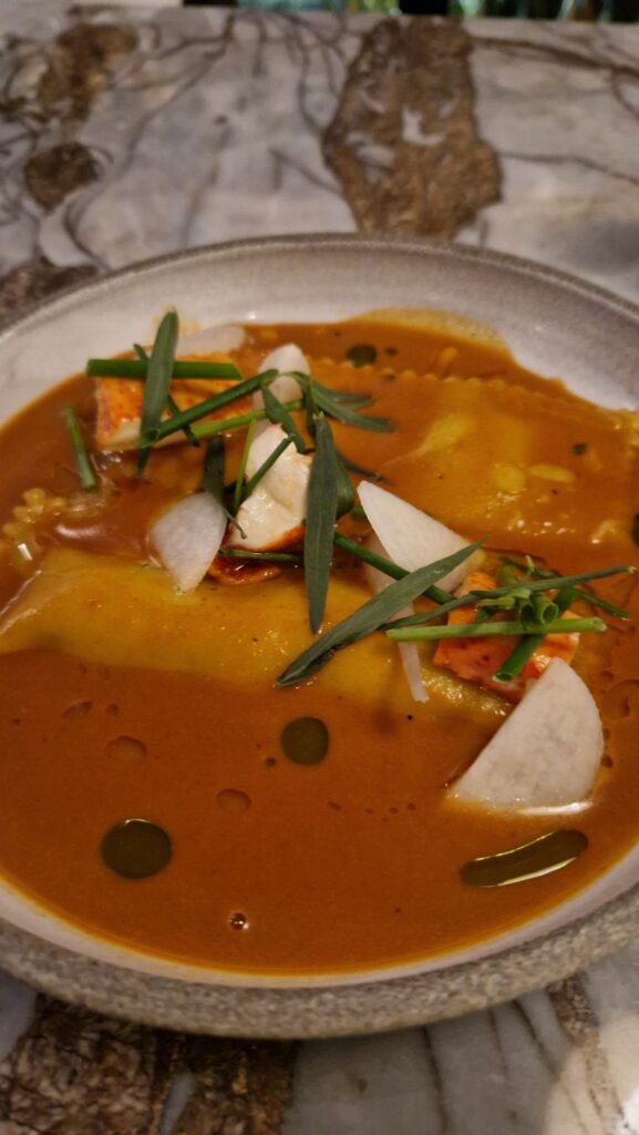 ravioli de homard - plume