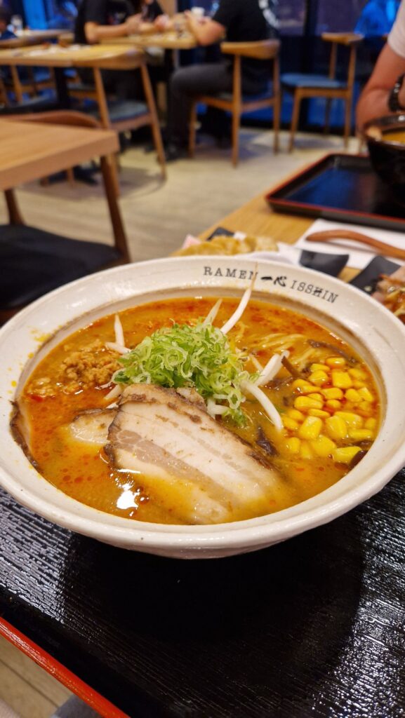 spicy red miso - ramen Isshin